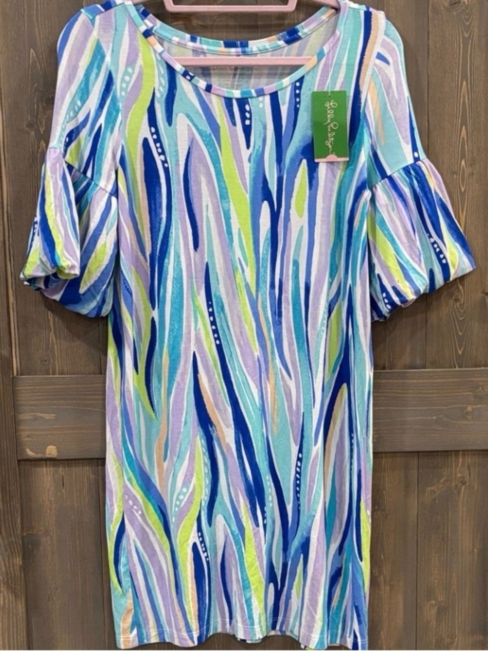 Lilly Pulitzer Lindell Dress with Ruffle Sleeves